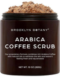 Arabica Coffee Body Scrub - Moisturizing and Exfoliating for Body, Face, Hand, Foot - Fights Stretch Marks, Fine Lines, Wrinkles - Great Gifts for Women & Men - 10 Oz