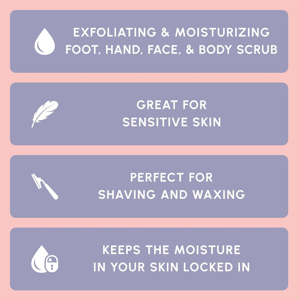 Arabica Coffee Body Scrub - Moisturizing and Exfoliating for Body, Face, Hand, Foot - Fights Stretch Marks, Fine Lines, Wrinkles - Great Gifts for Women & Men - 10 Oz