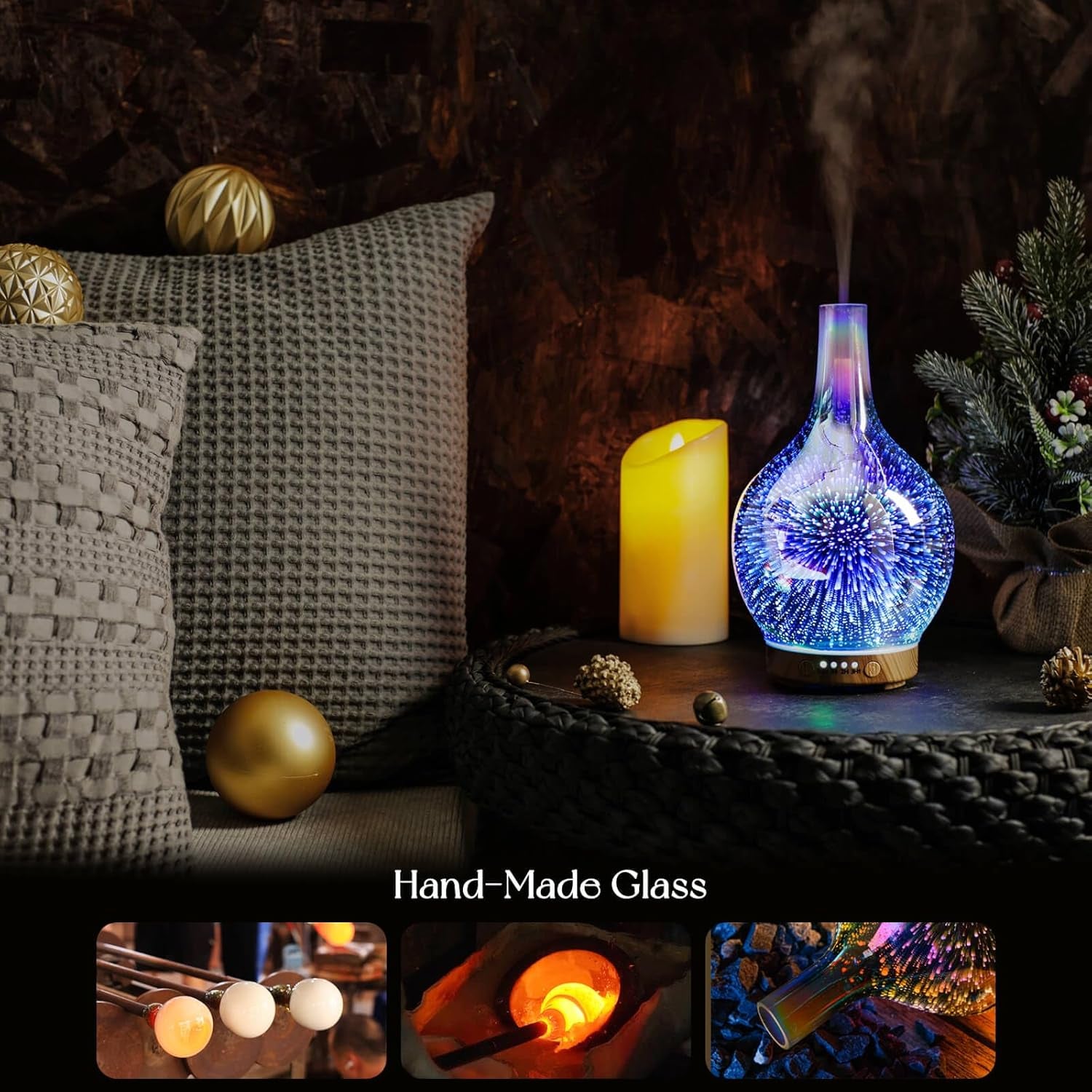 150Ml Handmade Essential Oil Diffuser 6H Runtime